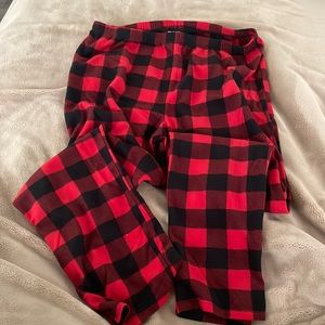 Plaid pajama pants